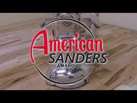 American Sanders Super 7R Edger with Carry Case - Video 2
